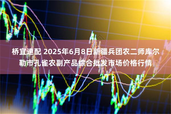 桥宜速配 2025年6月8日新疆兵团农二师库尔勒市孔雀农副产品综合批发市场价格行情
